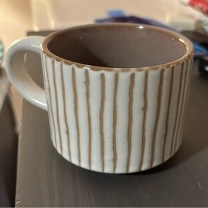 Hearth & Hand™ with Magnolia 11.5oz Bead Stoner Mug. Cream/ Blush.